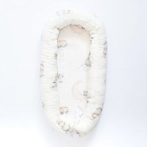 Petit COCO Babynest m/kanin douce lyserød