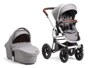 Petite Chérie Lively 2 Duovogn, Grey Melange, Barnevogn