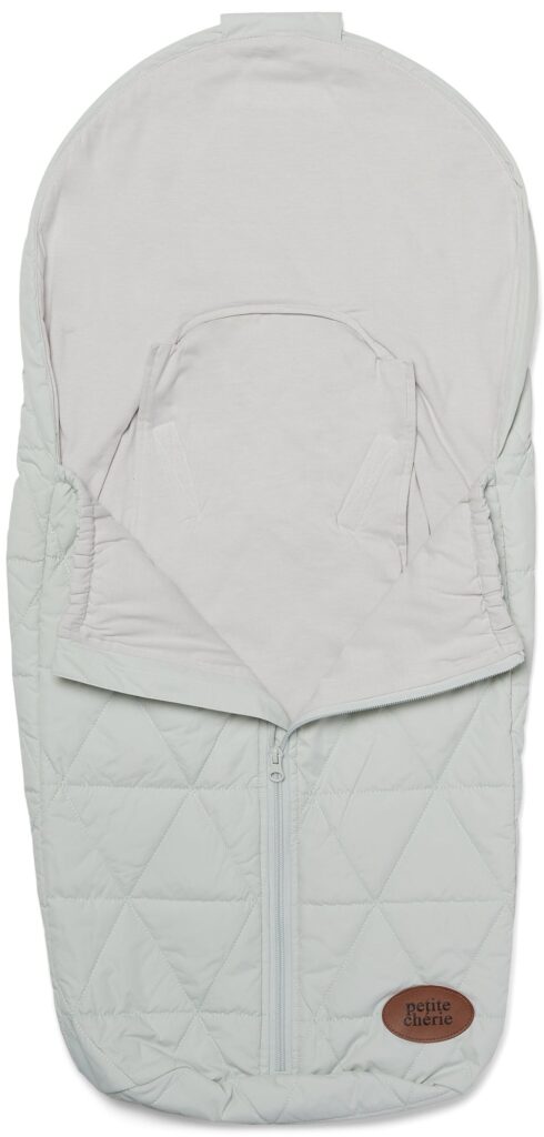Petite Chérie Quilted Hearts Light Minikørepose, Smoke Green