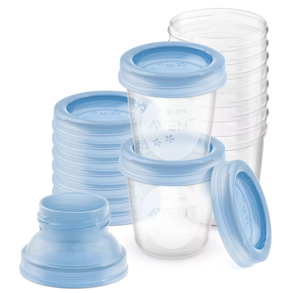 Philips Avent Kopper Til Opbevaring Af Modermælk 180 ml 10 stk. Philips Avent Kopper Til Opbevaring Af Modermælk 180 ml 10 stk.