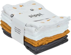 Pippi Stofble 8-pak, Mineral Yellow