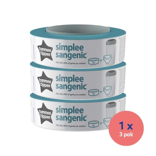 Sangenic by Tommee Tippee Sangenic Simplee blepose/Refill 3-pak