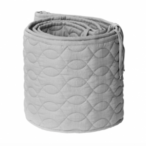 Sebra Quiltet Sengerand - elephant grey