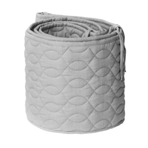 Sebra Quiltet sengerand - Elephant Grey