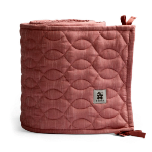 Sebra Quiltet sengerand - blossom pink