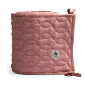 Sebra quiltet sengerand - Blossom Pink