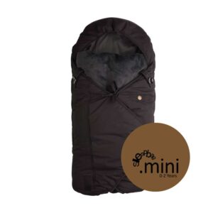 Sleepbag Mini babysovepose 0-2år - Sort-grå