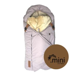 Sleepbag Mini babysovepose 0-2år - Støvet lilla-brun