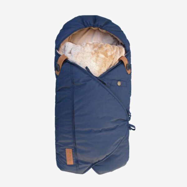 Sleepbag Sovepose til Barnevognen - Mørkeblå-brun