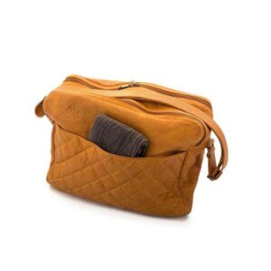 Sleepbag Unisex skind pusletaske - Cognac