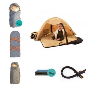 Sleepbag mini startpakke stor - Grey Melange