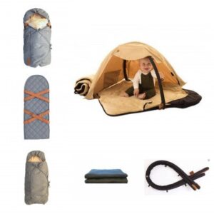 Sleepbag startpakke stor - Grey Melange
