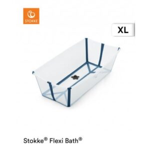 Stokke Flexi Bath X-Large badekar - Transparent Blue