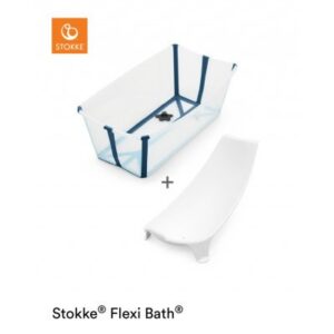 Stokke Flexi Bath sampak - Transparent Blåt