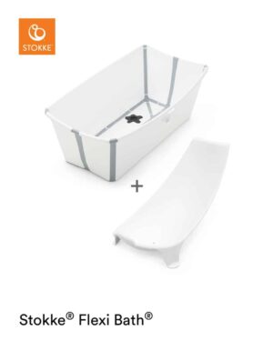 StokkeÂ® Flexi BathÂ® sampak - hvid/grå
