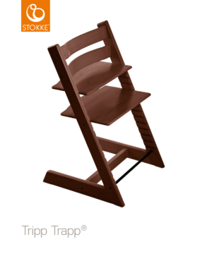 StokkeÂ® Tripp TrappÂ® Højstol - Walnut Brown