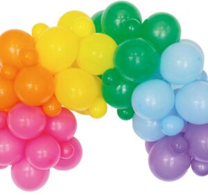TalkingTables Ballonbue, Regnbuefarvet