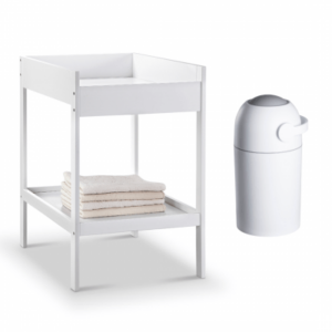 Tiny Republic Agnes puslebord + Tiny Republic Basic blespand