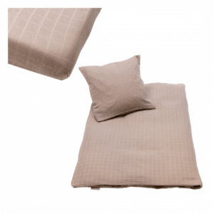 Tiny Republic muslin junior lagen + juniorsengetøj - sand