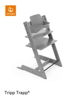 Tripp Trapp Stol Inkl. Babyset - Storm Grey