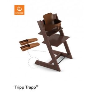 Tripp Trapp højstol + babysæt - Valnød