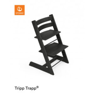 Tripp Trapp højstol i egetræ - sort