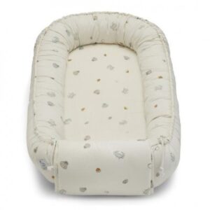 Vanilla Copenhagen babynest - Ocean Print Green