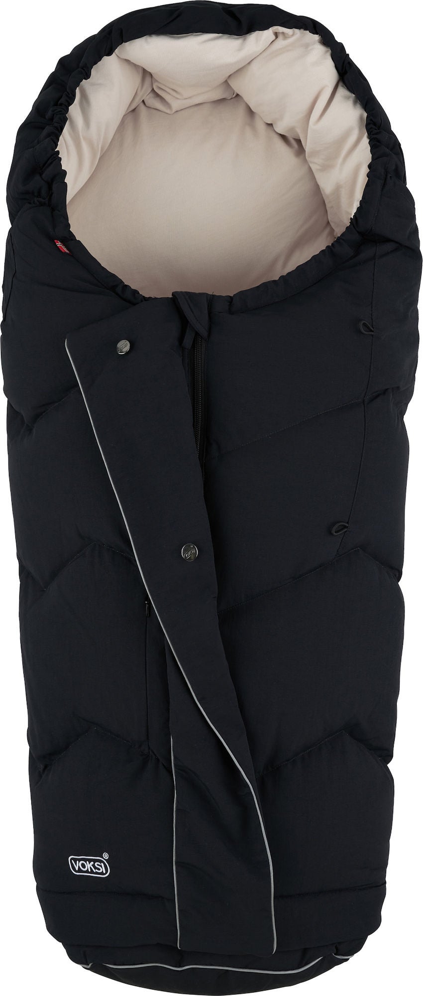 Voksi City Kørepose, Black Cream Voksi City Kørepose, Black Cream