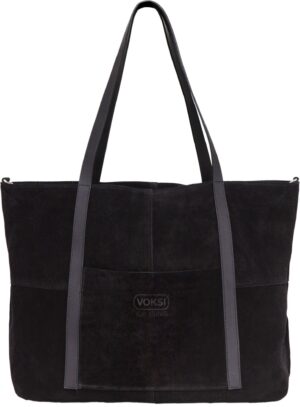 Voksi Ida Ising Citybag Pusletaske Ruskind, Sort