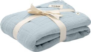 BIBS Nusseklud Musselin 2-pak, Baby Blue