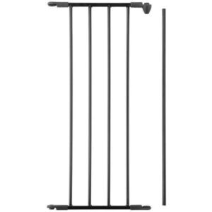 Baby Dan Flex forlængersektion, 33 cm, vægmonteret (sort)