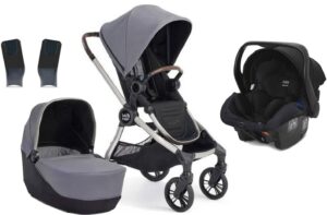 Baby Jogger City Sights Duovogn inkl. Axkid Modukid Autostol Baby, Dark Slate, Barnevogn