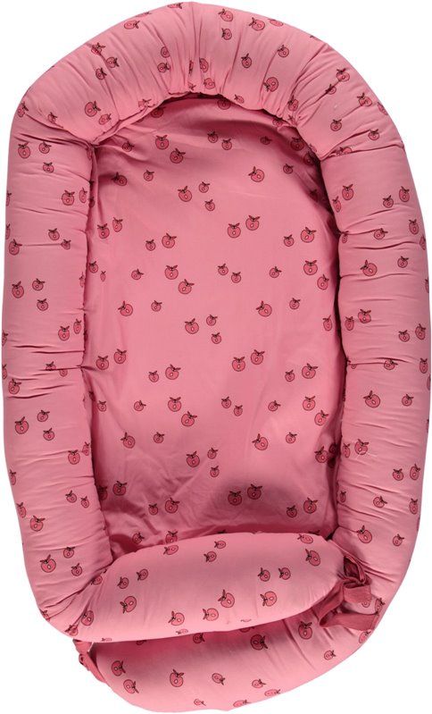 Babyrede fra Småfolk i Sea pink retro æbler Babyrede fra Småfolk i Sea pink retro æbler