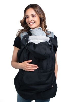 Bæresele vintercover - Wombat All Weather Cover - Charcoal Black/Grey