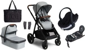 Beemoo Pro Multi Duovogn inkl. BeSafe Autostol Baby, Cloud Grey/Black, Barnevogn