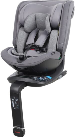 Beemoo Rotate i-Size Vendbar Autostol, Mineral Grey
