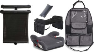 Beemoo Selepude ISOFIX med Tilbehørspakke, Dark Grey