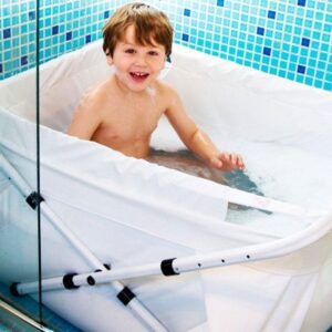 BiBaBad® Flexi badekar - Hvid (60-80 cm)