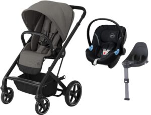 Cybex Balios S Lux Klapvogn inkl. Aton M, Soho Grey, Barnevogn