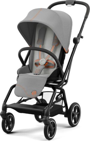 Cybex EEZY S TWIST+ 2 Sulky, Lava Grey/Black Leather, Barnevogn
