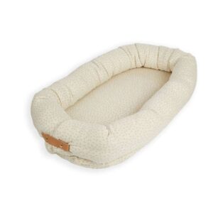 Filibabba Babynest m. Aftagelig Kant - Breezy Harmony Tender Green