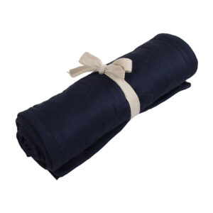 Filibabba sengerand quiltet dark blue