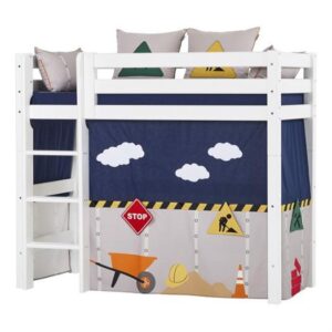 Forhæng, Construction til mellemhøj seng 160 cm - Hoppekids