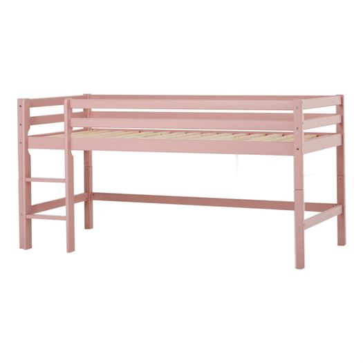 Halvhøj seng, basic delbar 200 cm Pale Rose - Hoppekids Halvhøj seng, basic delbar 200 cm Pale Rose - Hoppekids