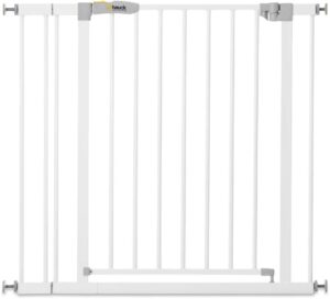 Hauck Stop N Safe Sikkerhedsgitter inkl. 9 cm Forlænger, White, Børnegitter