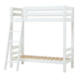 Høj etageseng delbar, skrå stige 70x160 cm Premium - Hoppekids