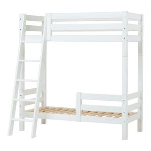 Høj etageseng delbar, skrå stige og 1/2 sengehest 70x160 cm Premium - Hoppekids
