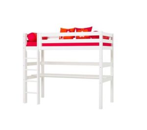 Højseng delbar m. skrivebord, 90x200 cm Premium - Hoppekids