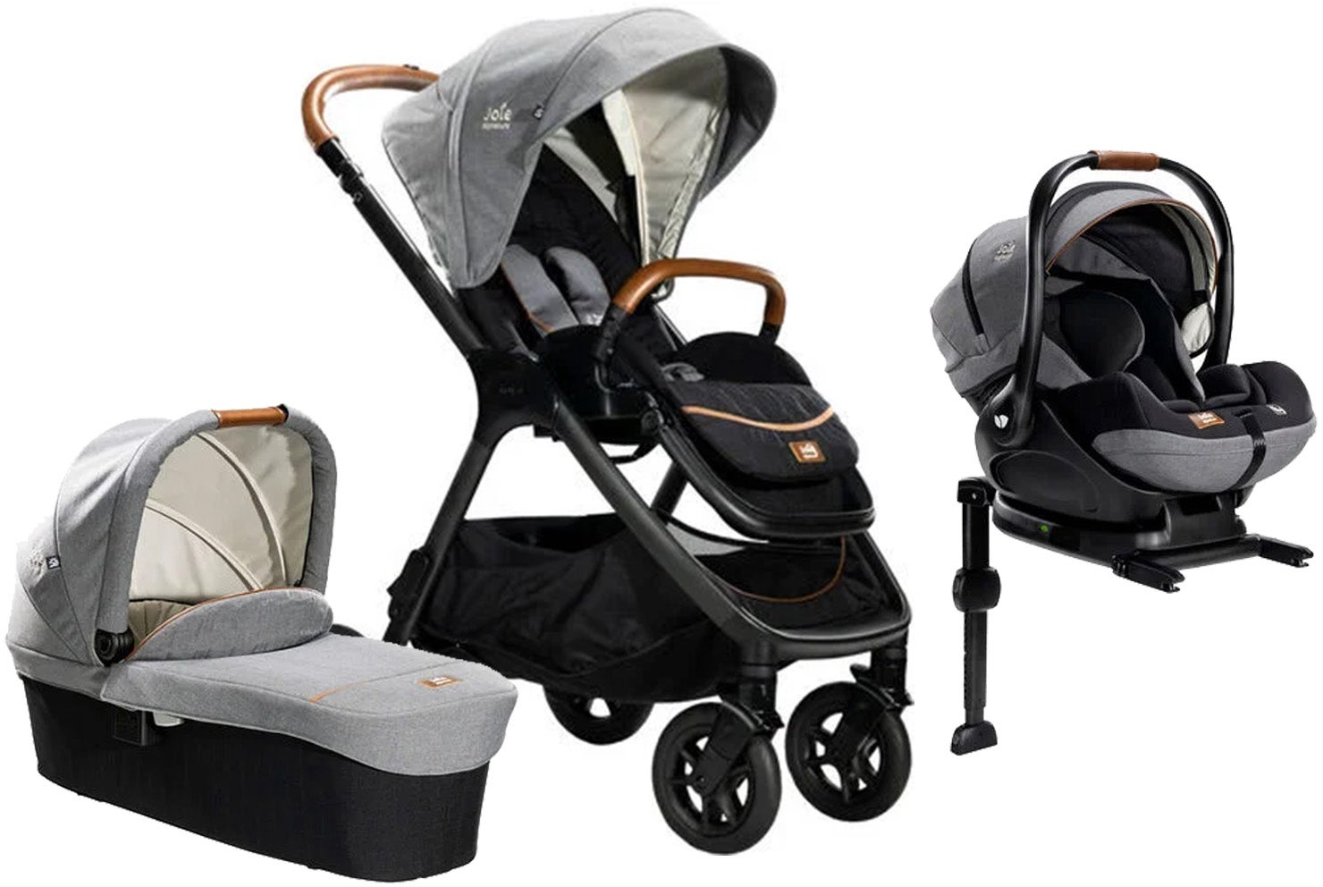 Joie Finiti Duovogn inkl. i-Level, Carbon Joie Finiti Duovogn inkl. i-Level, Carbon