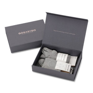 Kravle Startpakke fra Gobabygo - Grey Melange (3-pak)